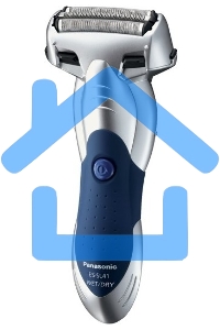 Электробритва сетчатая Panasonic ES-SL41-S520 реж.эл.:3 питан.:аккум. серый/синий