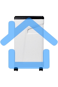 Шредер ГЕЛЕОС УМ26-4, (DIN P-4), фрагмент 3,9х35мм, 14-17 лист (70г/м2), CD/пл.карты/скрепки/скобы, 26 литров