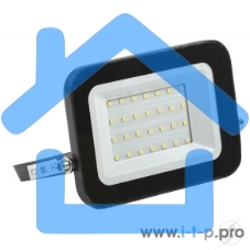 Прожектор светодиодный СДО 06-30 4000К IP65 черный ИЭК LPDO601-30-40-K02