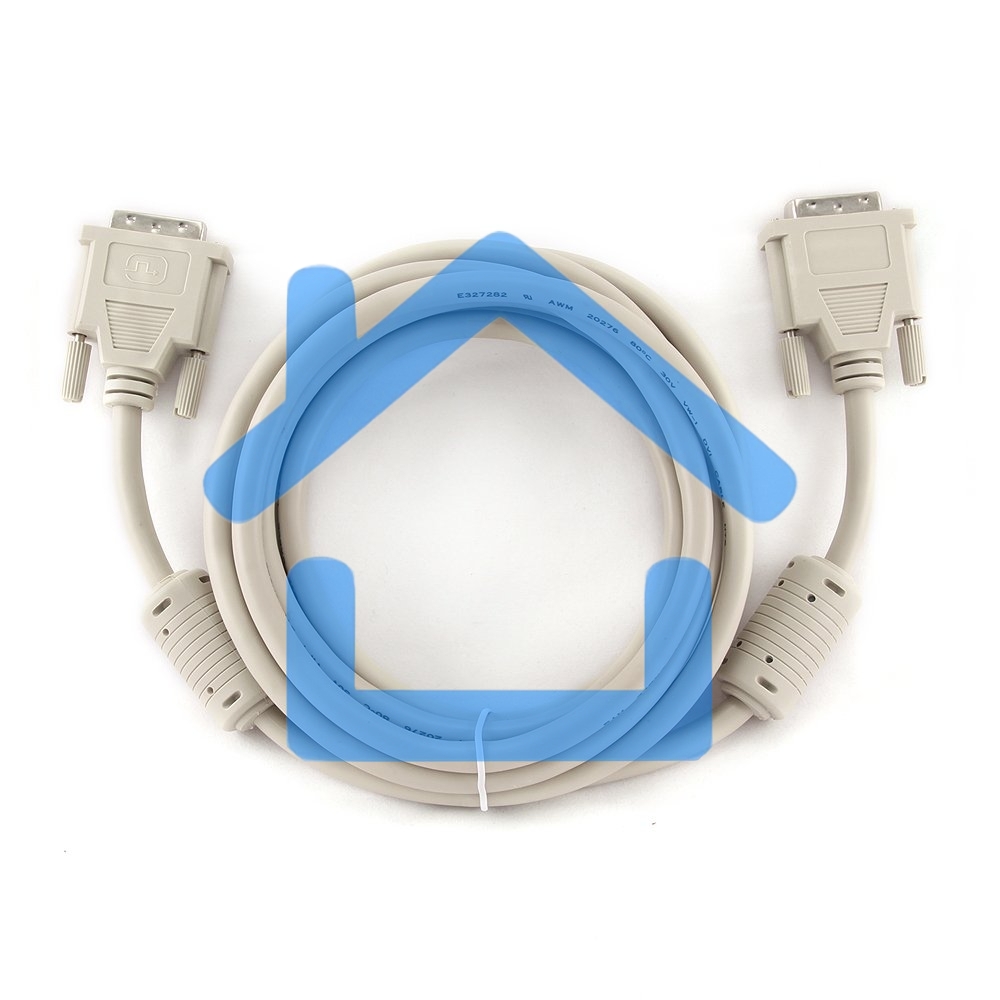 КабельКабель DVI-D dual link Gembird, 3.0м, 25M/25M, экран, феррит.кольца, пакет CC-DVI2-10)