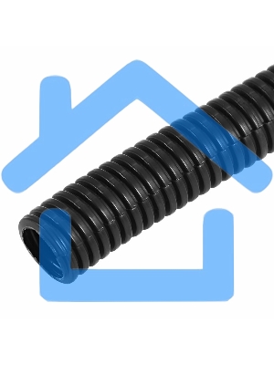 Трубa автомобильная гофрированная ПП, Ø6,8 мм, разрезная, бухта 10 м/уп.