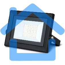 Прожектор светодиодный Gauss LED Qplus 30Вт IP65 6500К черный