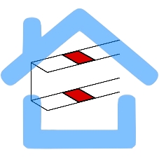 Накладка на стык профиля на защелках, для кабель-канала 105х50мм LEGRAND 010696