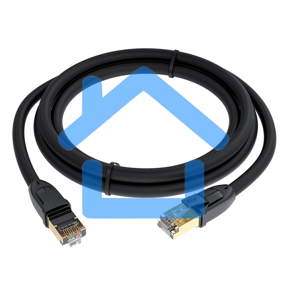 Патч-корд GCR PROF прямой 3.0m, FTP медь кат.6, позолоч. контакты и коннектор, 25 AWG, Deluxe ethernet high speed 10 Gbит/с, RJ45, T568B, GCR-52550