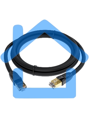 Патч-корд GCR PROF прямой 3.0m, FTP медь кат.6, позолоч. контакты и коннектор, 25 AWG, Deluxe ethernet high speed 10 Gbит/с, RJ45, T568B, GCR-52550