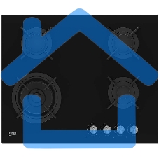 Газовая варочная панель Beko HINW 64229 S, черный