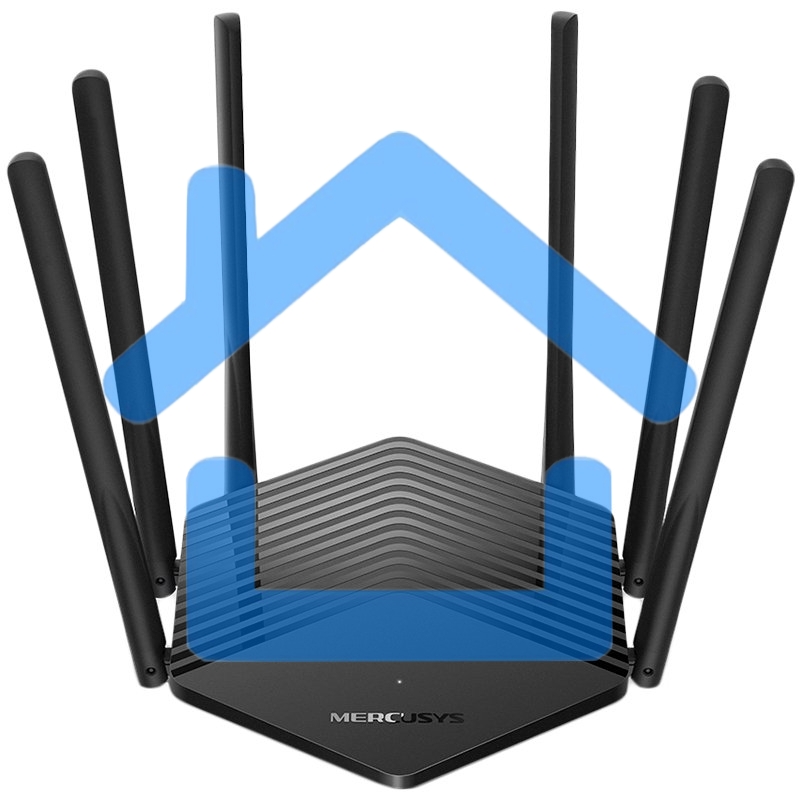 Роутер Mercusys AC1900 Wireless AC Gigabit Router, 600 Mbps at 2.4 GHz + 1300 Mbps at 5 GHz, 6×5dBi Fixed External Antennas with Beamforming, 2× G LAN Ports, 1× G WAN Port, Access Point Mode, 3X3 MU-MIMO, Parental Controls, Guest Network, Smart Connect