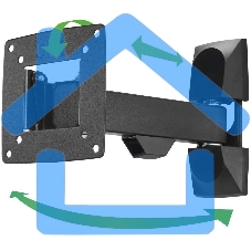 Кронштейн для телевизора Hama 00220820 черный 10