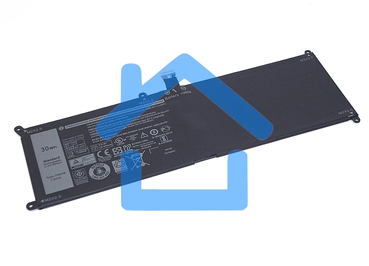 Аккумуляторная батарея для ноутбука Dell Latitude XPS 12 70007.6V 30Wh