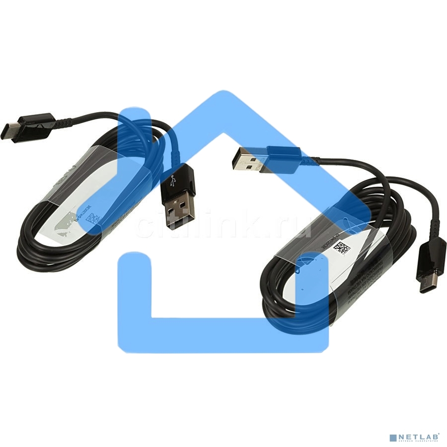 Кабель Samsung EP-DG930MBRGRU USB Type-C-USB 2.0 черный 1.5м