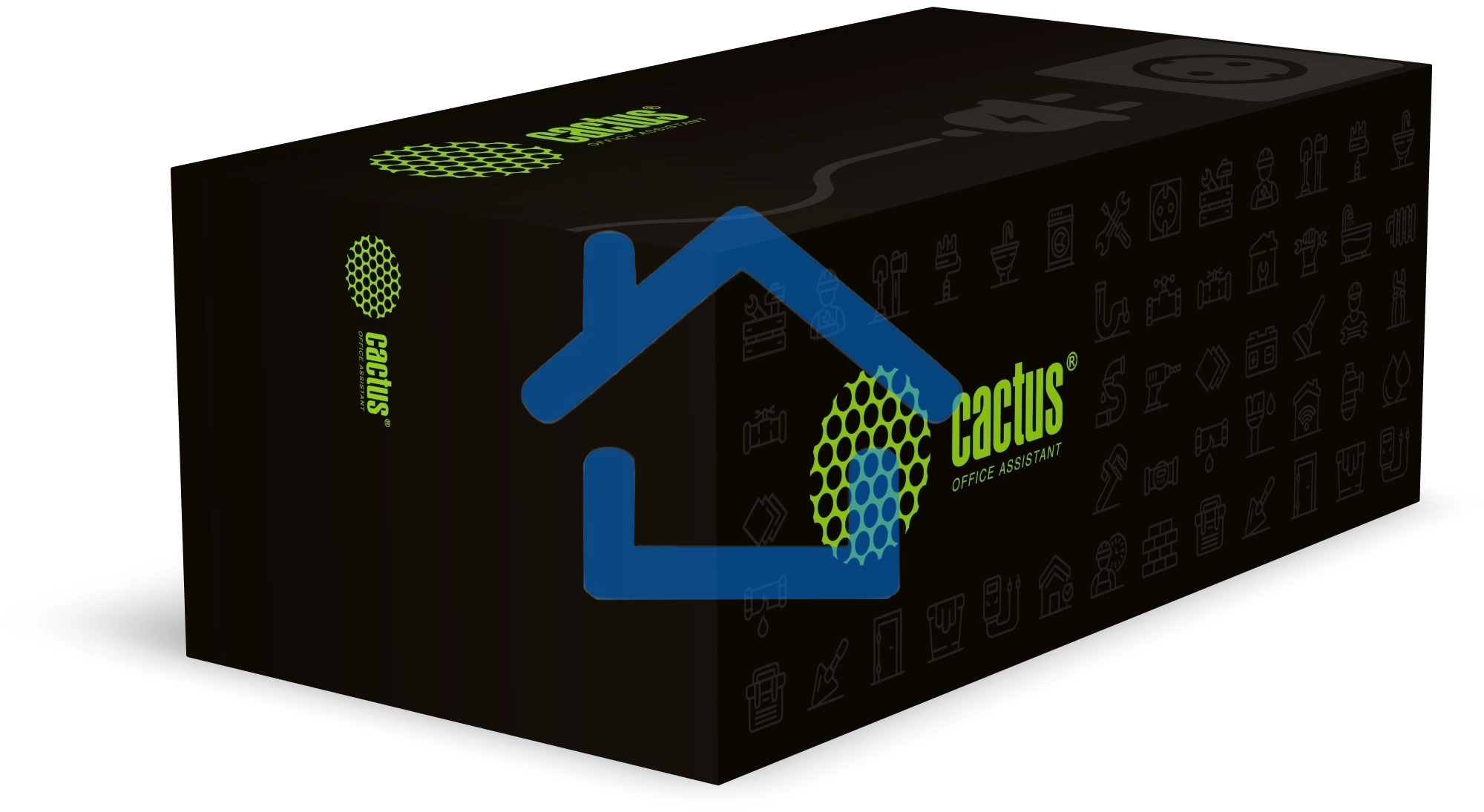 Розетка Cactus CS-SOCKET-EU3-GYBK для столешницы серый (уп.:1шт)