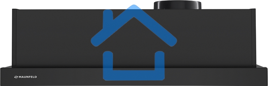 Вытяжка встраиваемая Maunfeld VS Light 50 черный, 50 см, 520 куб. м/ч, 56 дБ