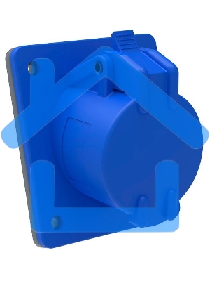 Розетка СП Magnum 16А 220В 2P+PE ССИ-413 IP44 ИЭК PSN41-016-3