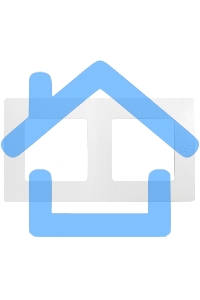 Рамка 2-м Etika белый  Leg 672502