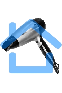 Фен Starwind SHD 6110 2000Вт черный/серебристый