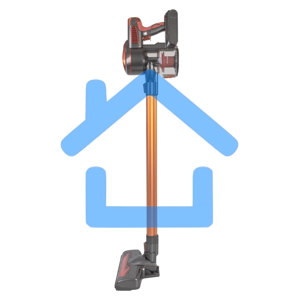 Вертикальный пылесос циклонного типа аккумуляторный Endever SkyClean VC-301, темно-серый/оранжевый, 4 шт,уп