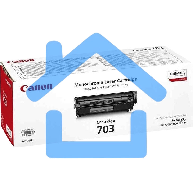 Картридж лазерный Canon 703 (7616A005) черный (2000 стр.) для Canon LBP-2900/3000