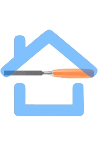 Стамеска, 12 мм, плоская, пластиковая рукоятка Sparta