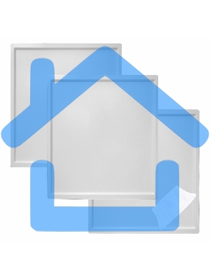 Поддон для пастилы Pullman PL-010203-3 белый 3шт+лопатка универс. прямоугольный р-р 327х288х6,6мм