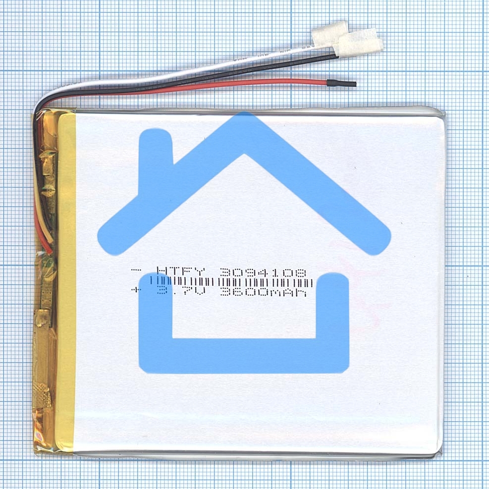 Аккумулятор Li-Pol (батарея) 3*94*108мм 3pin 3.7V/3600mAh