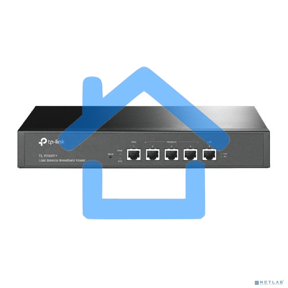 Маршрутизатор TP-Link SMB TL-R480T+ Роутер для ср.бизнеса 1WAN+4LAN 10/100Mb/s,Intel IXP 266MHz, Firewall,NAT,VPN