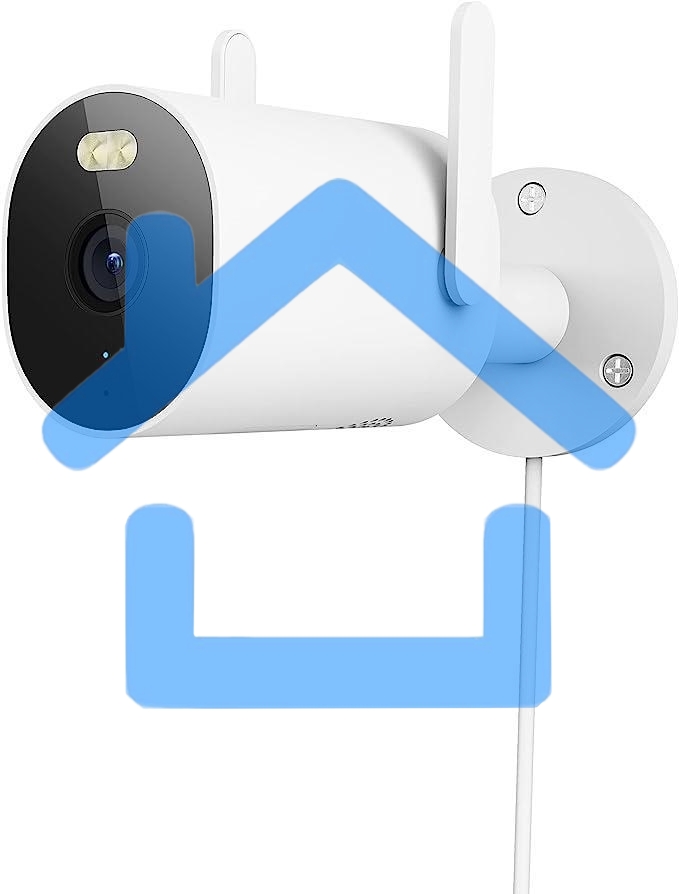 Камера IP Xiaomi Outdoor Camera AW300 белый (3 Mп, 2304 х1296, 101,7°, Wi-Fi, IP66) (BHR6816EU)