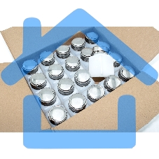 Набор баночек с дозирующей крышкой для любых жидкостей 100мл 20 шт