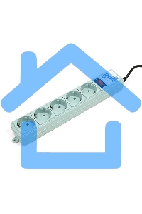 Сетевой фильтр Powercube SPG-B-15 5м (5 розеток) серый (коробка)