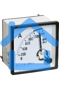 Амперметр ИЭК Э47 72х72мм 1000/5А кл. точн. 1.5 IPA10-6-1000-E