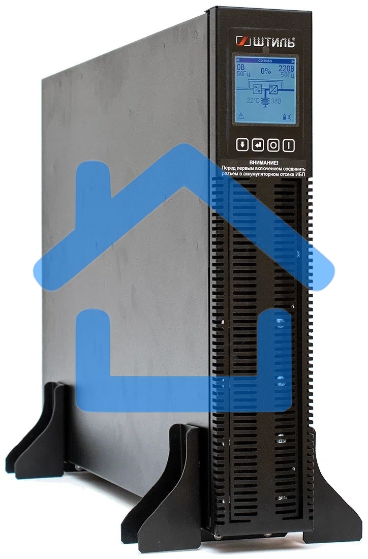 Источник бесперебойного питания ШТИЛЬ 2000 ВА; on-line; батарея: 72В, int, ext (no incl; 2U; rack / tower