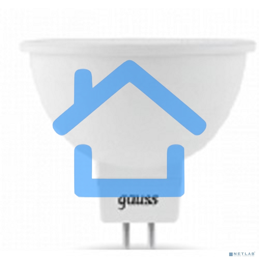 Лампа светодиодная MR16 5Вт 4100К белый GU5.3 530лм 150-265В FROST GAUSS 101505205