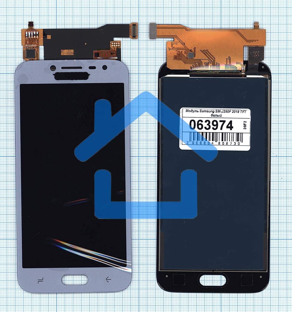 Дисплей для Samsung Galaxy J2 (2018) SM-J250F TFT белый