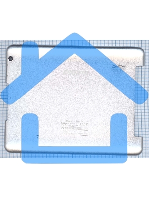 Задняя крышка для Digma iDsD10 3G серебристая