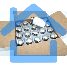 Набор баночек с дозирующей крышкой для любых жидкостей 200мл 20 шт