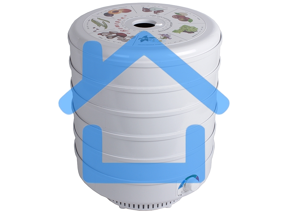 Сушилка для овощей и фруктов Великие реки Ветерок-5, 5 поддонов, цветная упаковка