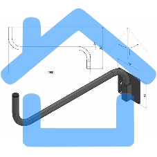 Кронштейн поворотный 1 м 