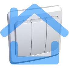 Выключатель 3-кл. СП Этюд 10А IP20 белый SchE BC10-003B