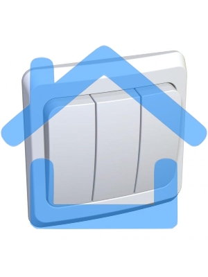 Выключатель 3-кл. СП Этюд 10А IP20 белый SchE BC10-003B