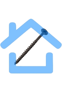 Саморез гипсокартон-дерево KRANZ 3.8х65, короб (200 шт./уп.)