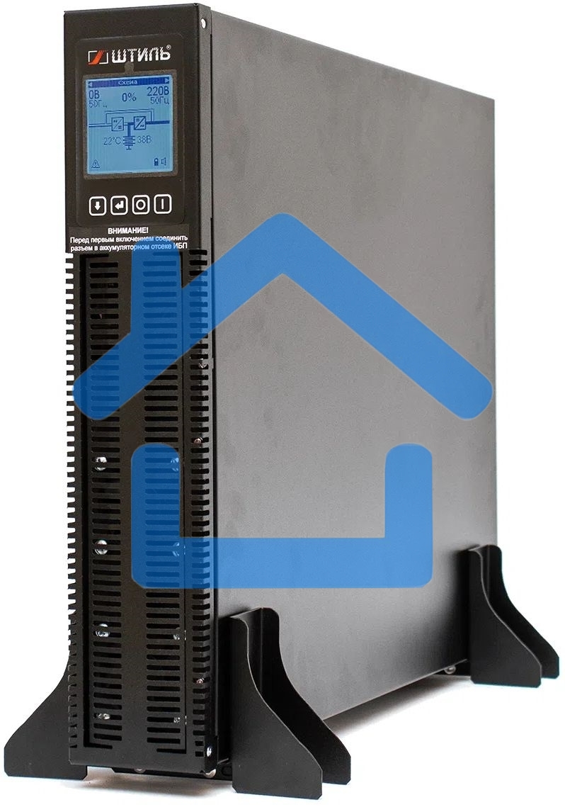 Источник бесперебойного питания ШТИЛЬ 2000 ВА; on-line; батарея: 72В, int, ext (no incl; 2U; rack / tower