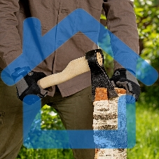 Топор Россия кованый в сборе, тип Б, 840 1070гр, 400 мм 21672