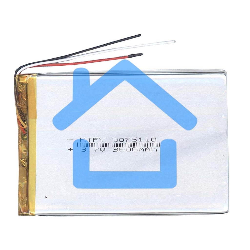 Аккумулятор Li-Pol (батарея) 3*75*110мм 3pin 3.7V/3600mAh