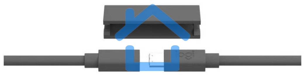 Кабель LOGITECH MeetUp 10m Mic Cable - GRAPHITE - WW - MEETUP 10M MIC CABLE