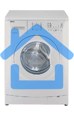 Стиральная машина Beko WRE 65P1 BSS серебристый, загрузка фронтальная 6 кг, 1000 об/мин., класс: А