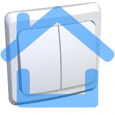 Выключатель 2-кл. СП Этюд 10А IP20 с индик. белый SchE BC10-006B