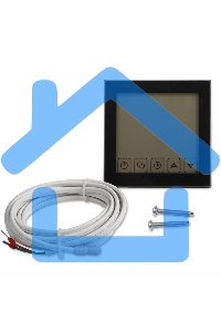 Терморегулятор сенсорный с автоматическим программированием Rexant, R200B, черный