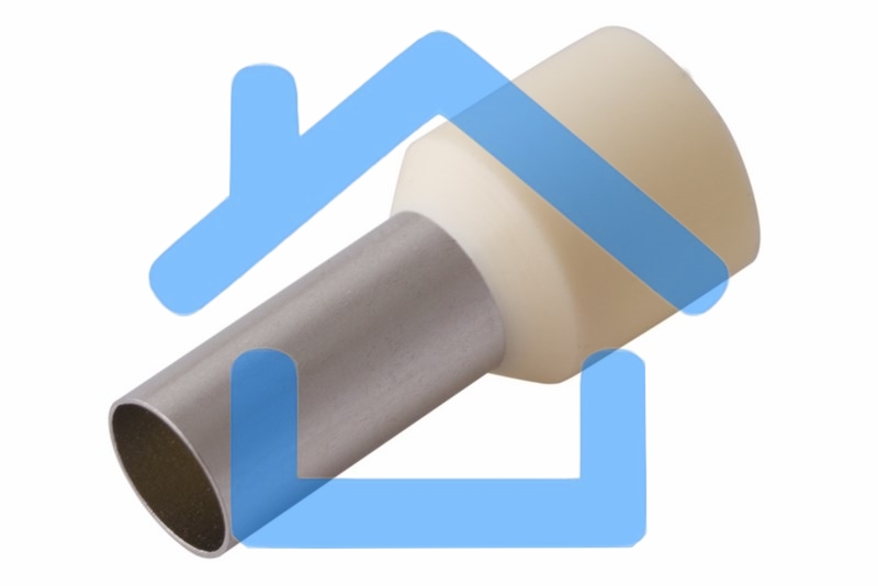 Наконечник штыревой втулочный изолированный F-12 мм 16 мм² (НШВи 16-12) слоновая кость Rexant