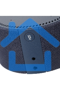 Умная колонка Яндекс Станция Мини, 10Вт, с голосовым ассистентом Алиса на YaGPT, с LED-часами, синий