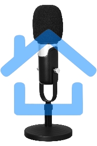 Микрофон проводной SunWind SW-SM500G 1.8м черный