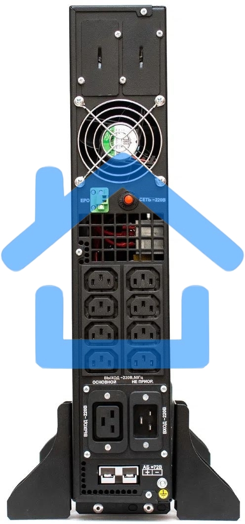 Источник бесперебойного питания ШТИЛЬ 2000 ВА; on-line; батарея: 72В, int, ext (no incl; 2U; rack / tower